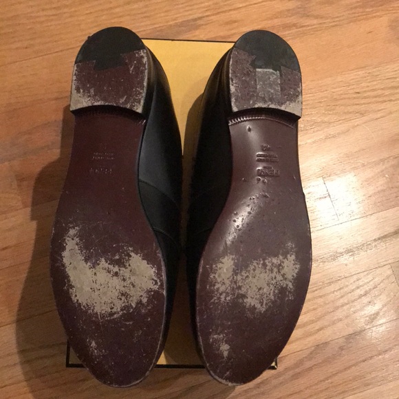 FENDI Shearling Studded Loafers Size 42 - Picture 3 of 6